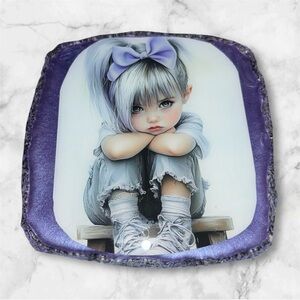 NORE’S NOVELTIES Set of 2 Square Handcrafted Coasters “THE TWO’S”